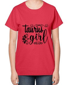 Taurus girl 499# - taurus-  Ladies T-Shirt