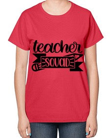 Teacher Squad Style 1464# - teacher-  Ladies T-Shirt