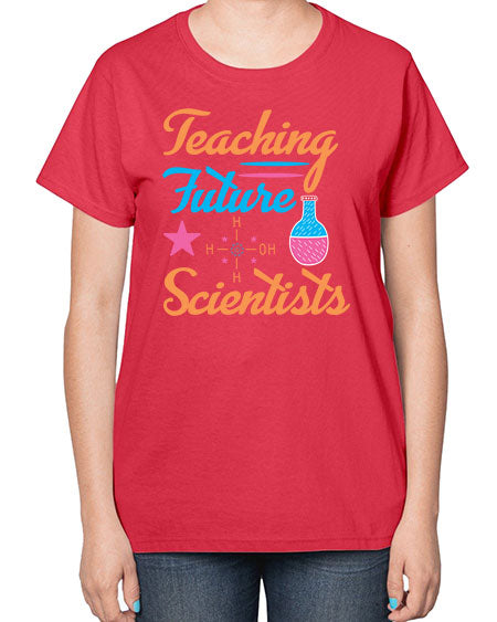 TeachingfuturescientistsScience tshirt design Sciencetshirtdesign 23# - general science-  Ladies T-Shirt