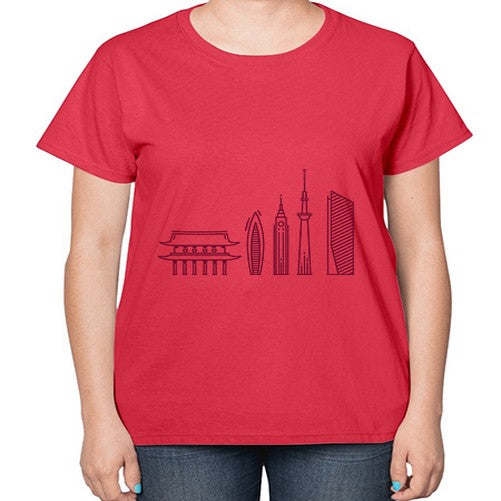 Tokyo 1999# - cities-  Ladies T-Shirt