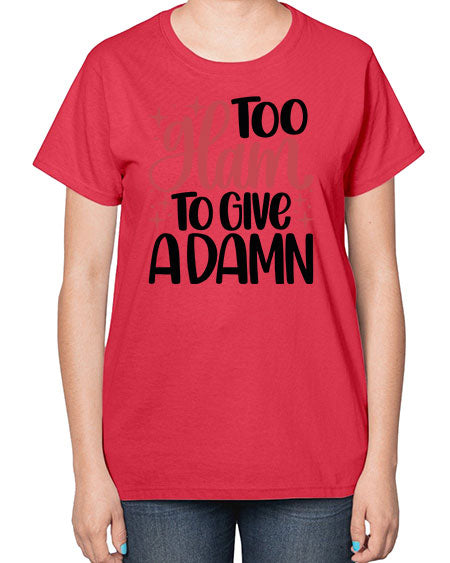 Too Glam To Give A Damn Style 9# -makeup  Ladies T-Shirt