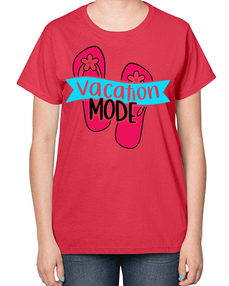 Vacation Mode Style 8# - summer-  Ladies T-Shirt