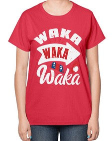 Waka Waka Waka 50# - video games-  Ladies T-Shirt