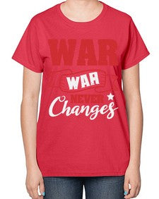War War never changes 53# - video games-  Ladies T-Shirt