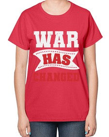 War has changed 52# - video games-  Ladies T-Shirt