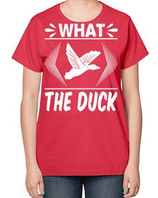 What The Duck Style 8# - ducks-  Ladies T-Shirt