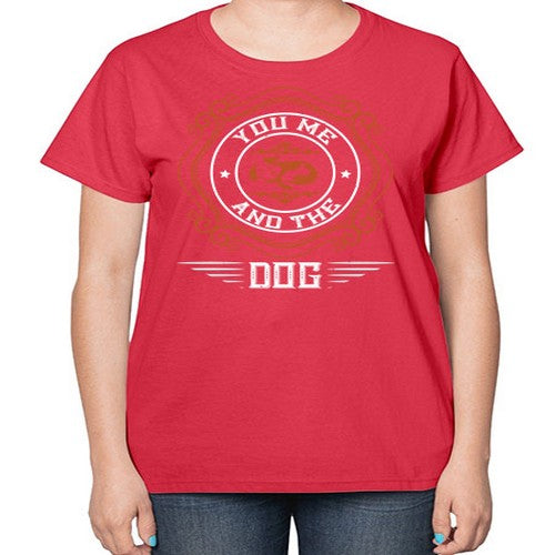 You Me And The Dogs Style 134# - dogs-  Ladies T-Shirt
