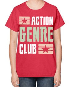 action genre club 59# - video games-  Ladies T-Shirt