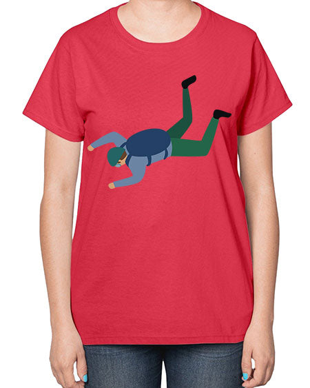 all in one 01# - parachute-  Ladies T-Shirt