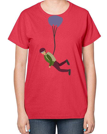 all in one 09# - parachute-  Ladies T-Shirt