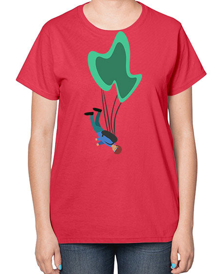 all in one 12# - parachute-  Ladies T-Shirt