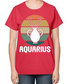 aquarius 78# - aquarius-  Ladies T-Shirt
