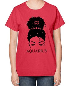 aquarius 81# - aquarius-  Ladies T-Shirt