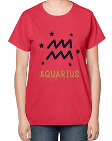 aquarius 83# - aquarius-  Ladies T-Shirt