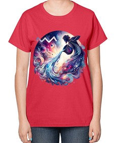 aquarius 89# - aquarius-  Ladies T-Shirt