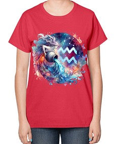aquarius 90# - aquarius-  Ladies T-Shirt