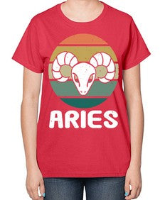 aries 134# - aries-  Ladies T-Shirt
