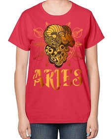 aries 14# - aries-  Ladies T-Shirt