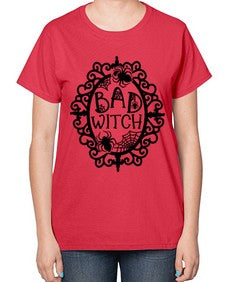 bad witch 52# - witch-  Ladies T-Shirt