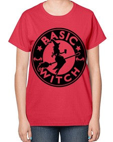 basicwitch 54# - witch-  Ladies T-Shirt