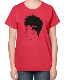 beardman 60# - black boys or men-  Ladies T-Shirt