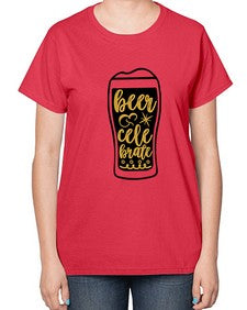beer celebrate 643# - beer-  Ladies T-Shirt