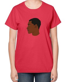 black man 34# - black boys or men-  Ladies T-Shirt