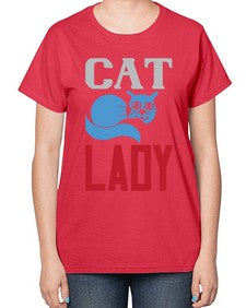 cat lady Style 31# - cats-  Ladies T-Shirt