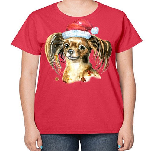 dog hat 100# - dogs-  Ladies T-Shirt