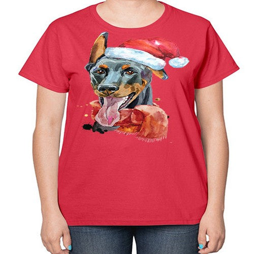 dog hat 106# - dogs-  Ladies T-Shirt