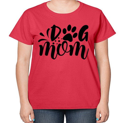 dog mom Style 96# - dogs-  Ladies T-Shirt
