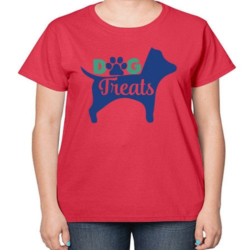 dog treats Style 93# - dogs-  Ladies T-Shirt