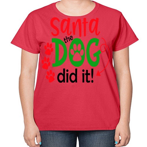 dogdidit 121# - dogs-  Ladies T-Shirt