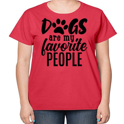 dogs are my favorite people Style 92# - dogs-  Ladies T-Shirt