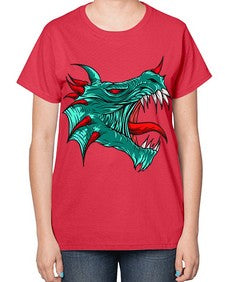 dragon 174# - dragon-  Ladies T-Shirt