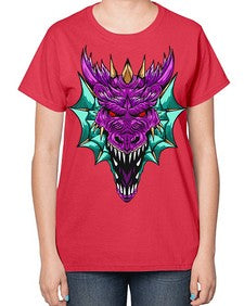 dragon 175# - dragon-  Ladies T-Shirt