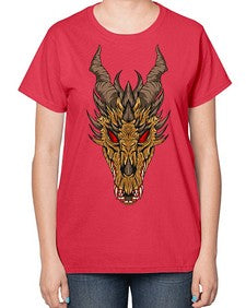dragon 179# - dragon-  Ladies T-Shirt