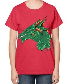 dragon 180# - dragon-  Ladies T-Shirt