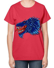 dragon 188# - dragon-  Ladies T-Shirt