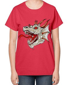 dragon 191# - dragon-  Ladies T-Shirt