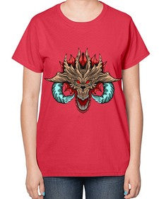 dragon 192# - dragon-  Ladies T-Shirt