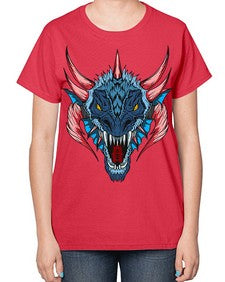 dragon 193# - dragon-  Ladies T-Shirt