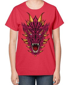 dragon 194# - dragon-  Ladies T-Shirt