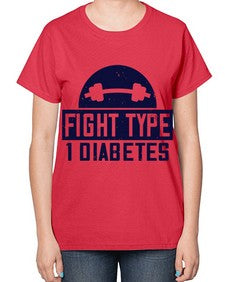 fight type diabetes Style 37# - diabetes-  Ladies T-Shirt