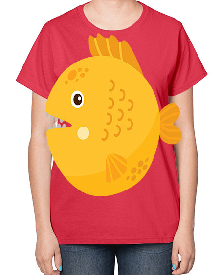 fish 55# - shark-fish-  Ladies T-Shirt