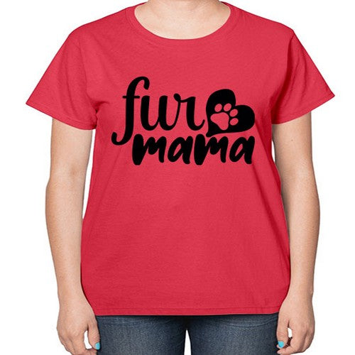fur mama Style 89# - dogs-  Ladies T-Shirt
