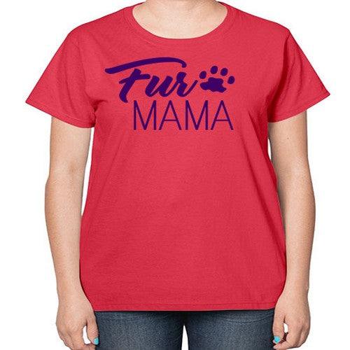 fur mama - dogs-  Ladies T-Shirt