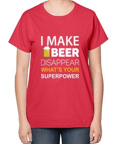 i make beer 1145# - beer-  Ladies T-Shirt