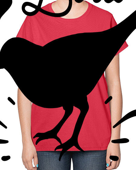 if you are a bird i am a bird 53# - birds-  Ladies T-Shirt