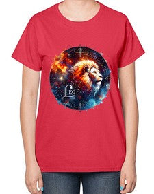 leo 300# - leo-  Ladies T-Shirt